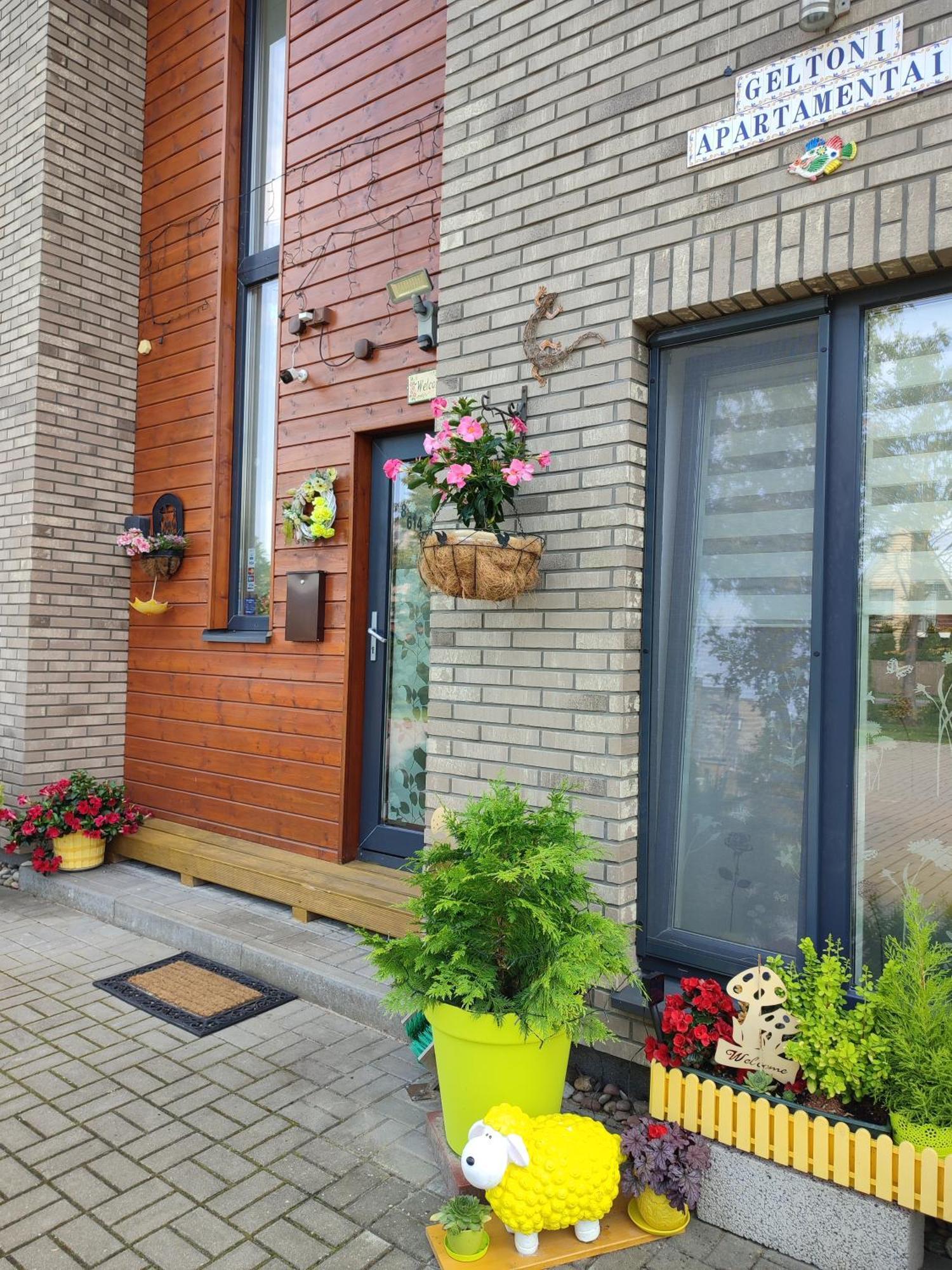 Geltoni Apartamentai Palanga Luaran gambar